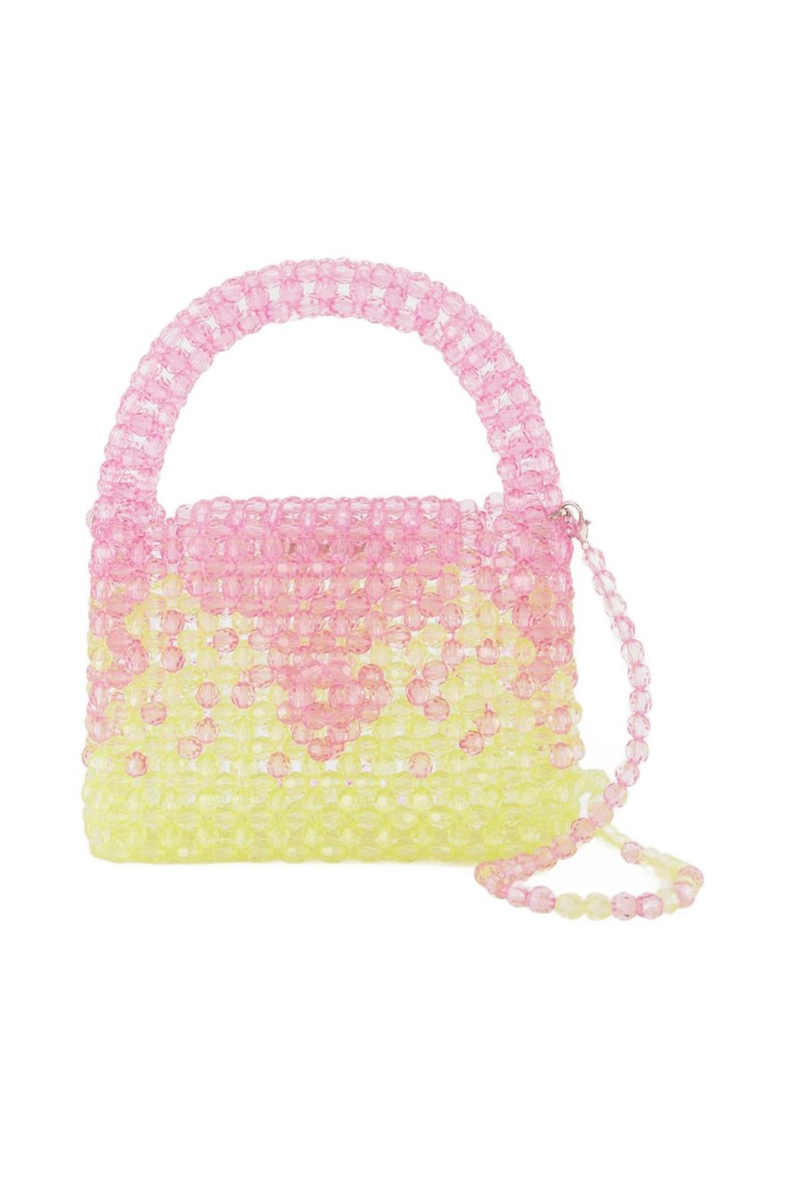 Ss23Bg01 Hobo Bag - Germanier - Pink/Green - Pearl