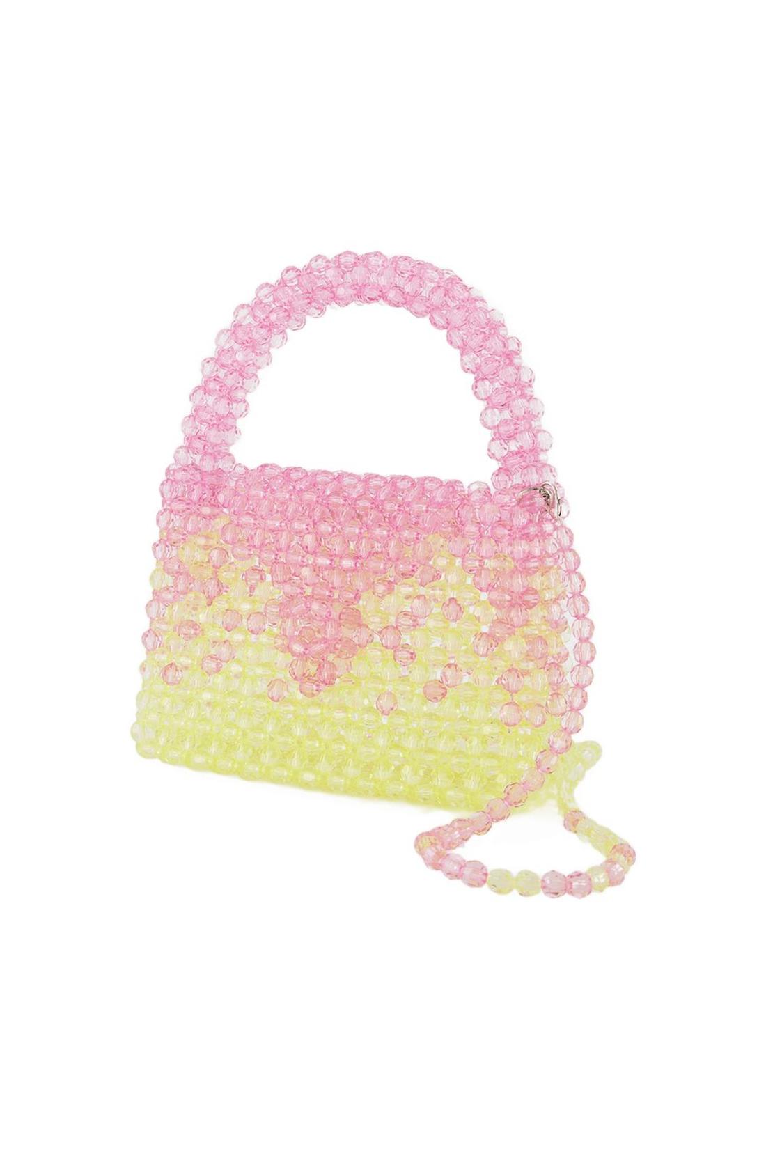 Ss23Bg01 Hobo Bag - Germanier - Pink/Green - Pearl
