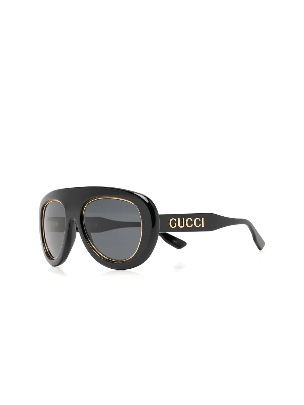 Gucci-OUTLET-SALE-GG1152S Logo Aviator Sunglasses-ARCHIVIST