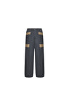 GUCCI-OUTLET-SALE-GUCCI Cotton GG Cargo Pants-ARCHIVIST