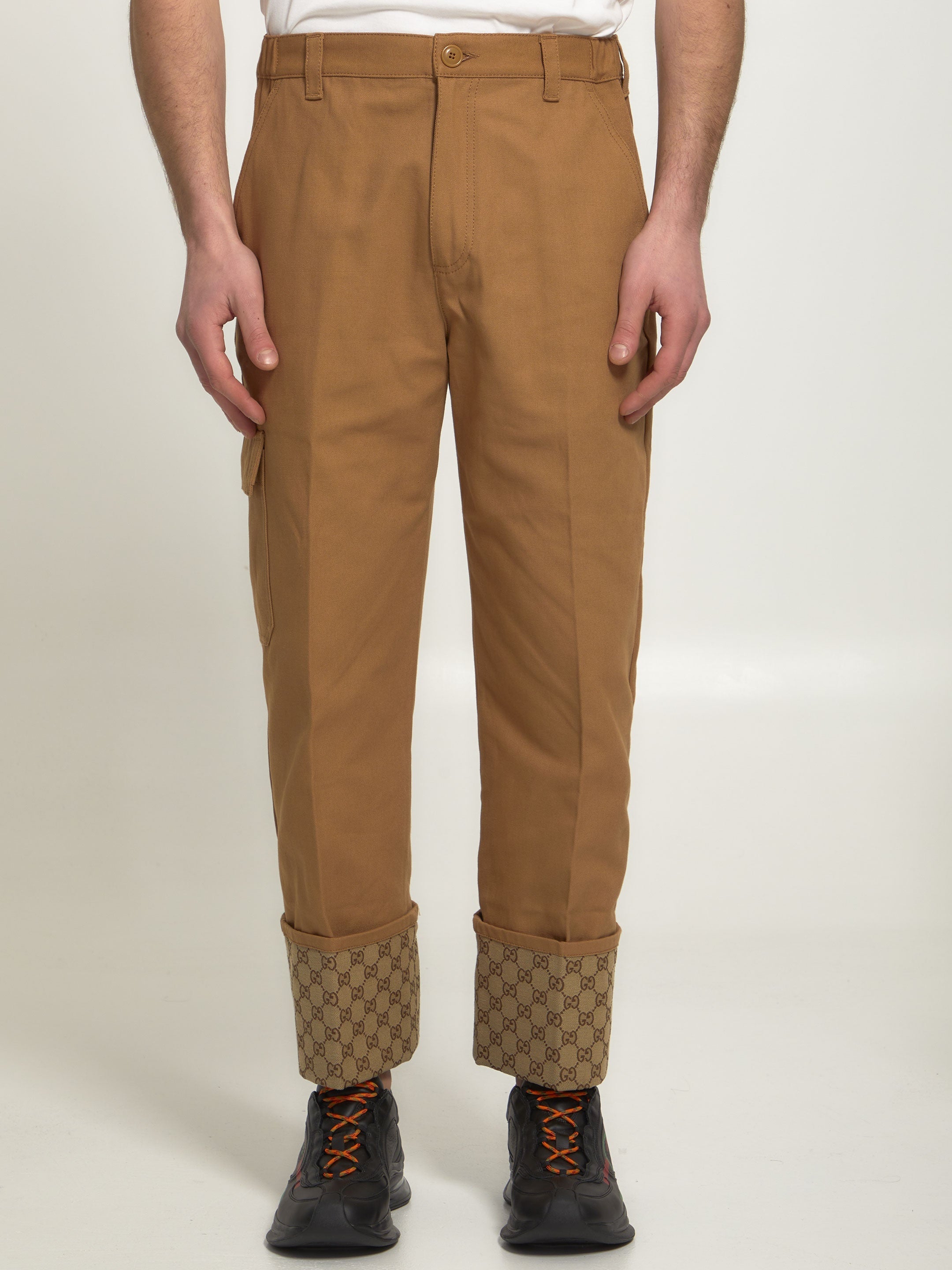 GUCCI-OUTLET-SALE-Beige-trousers-with-GG-cuff-Hosen-46-BEIGE-ARCHIVE-COLLECTION.jpg