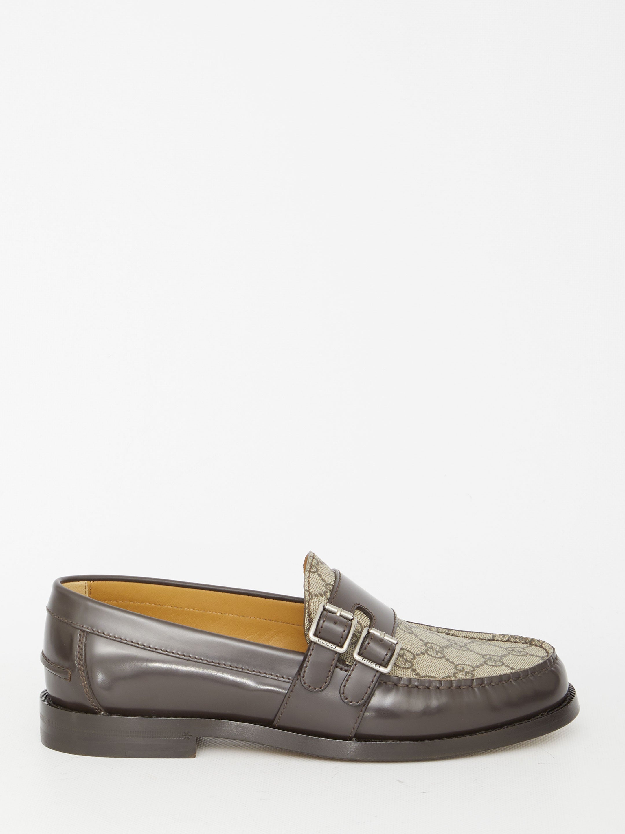 Buckle loafers with GG