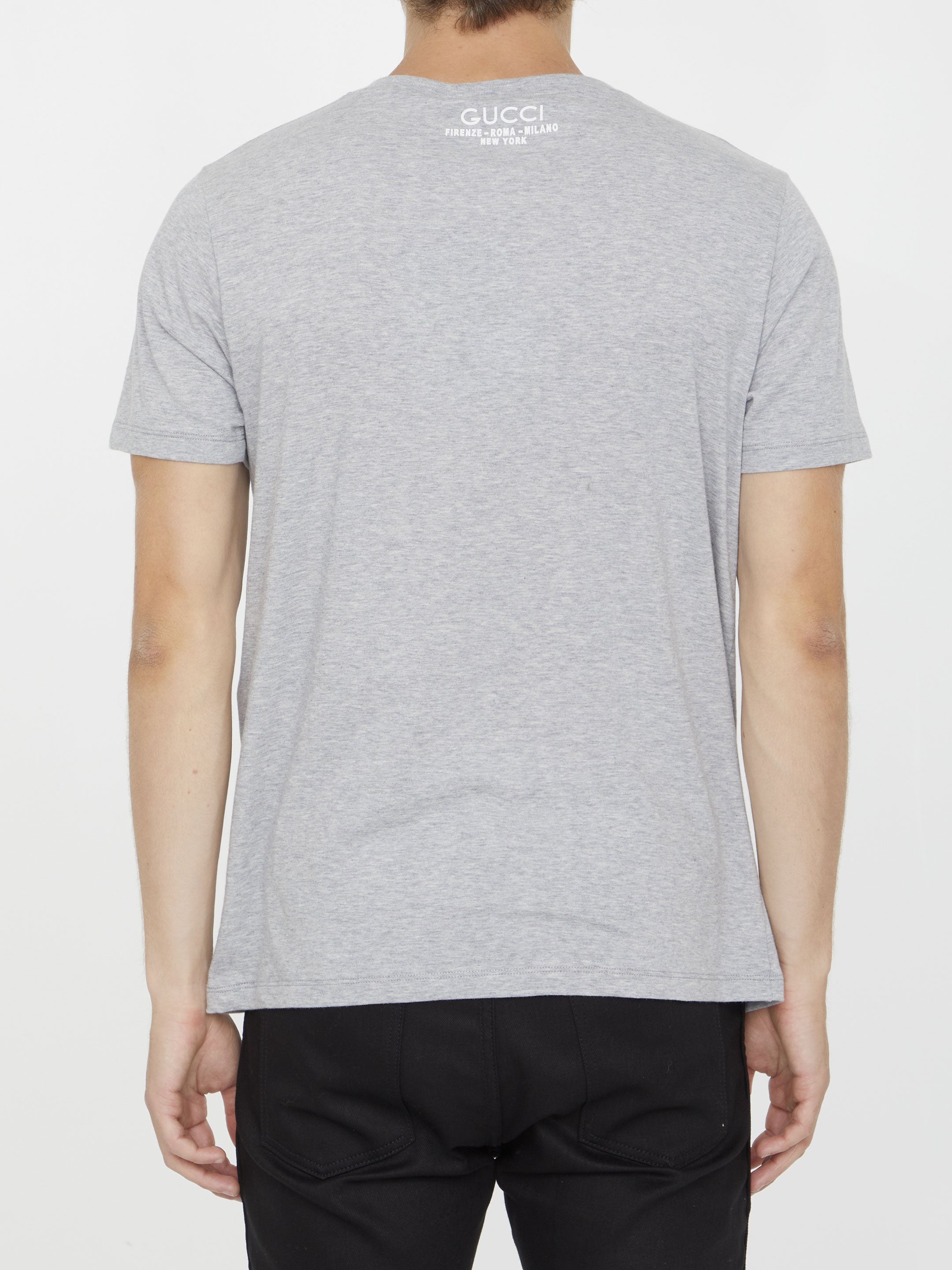 Grey cotton t-shirt