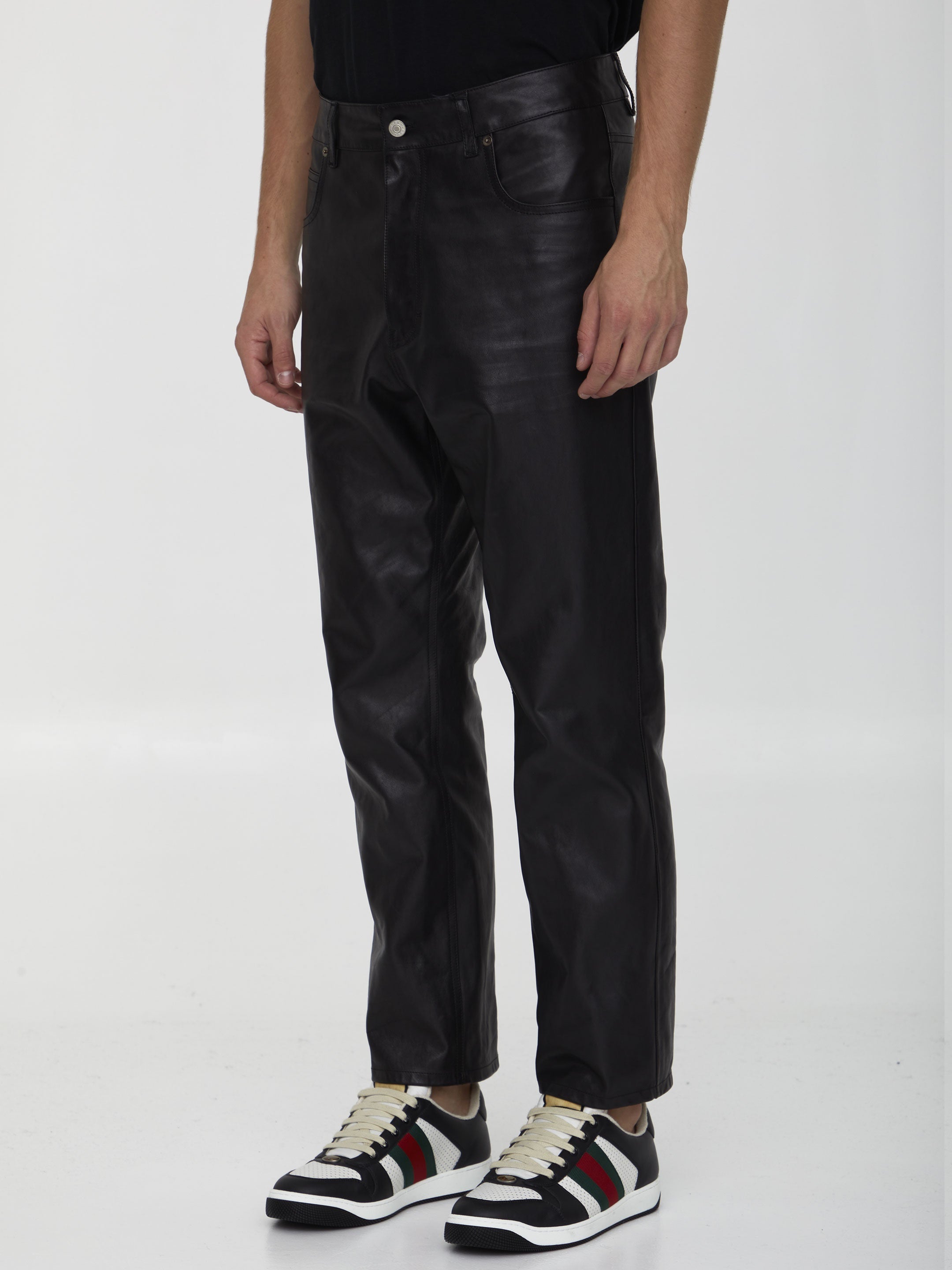 GUCCI-OUTLET-SALE-Shiny-leather-trousers-Hosen-48-BLACK-ARCHIVE-COLLECTION-2.jpg
