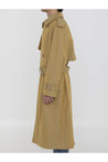 BURBERRY-OUTLET-SALE-Gabardine long trench coat-ARCHIVIST