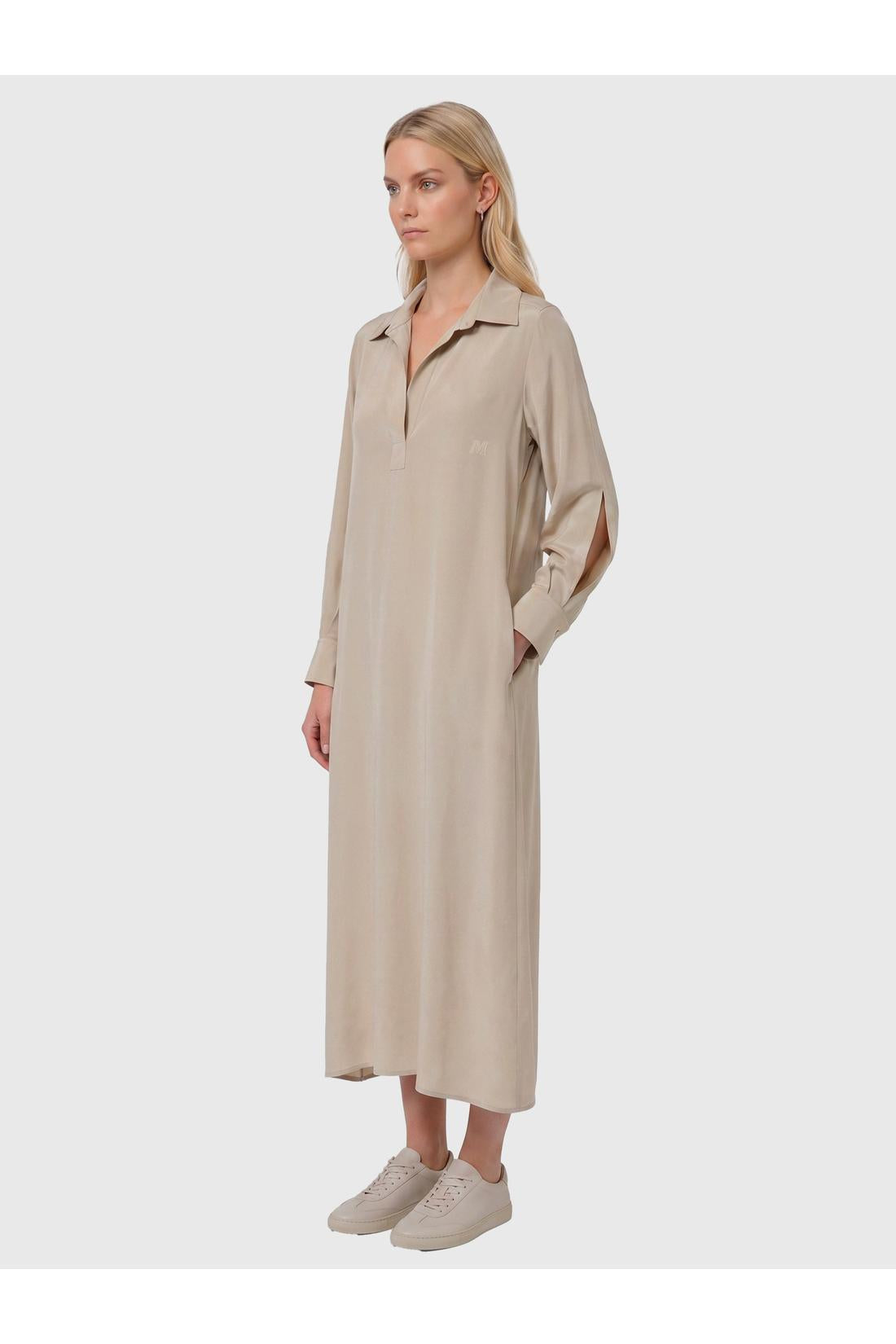 Max mara-OUTLET-SALE-Gambero silk polo dress-ARCHIVIST