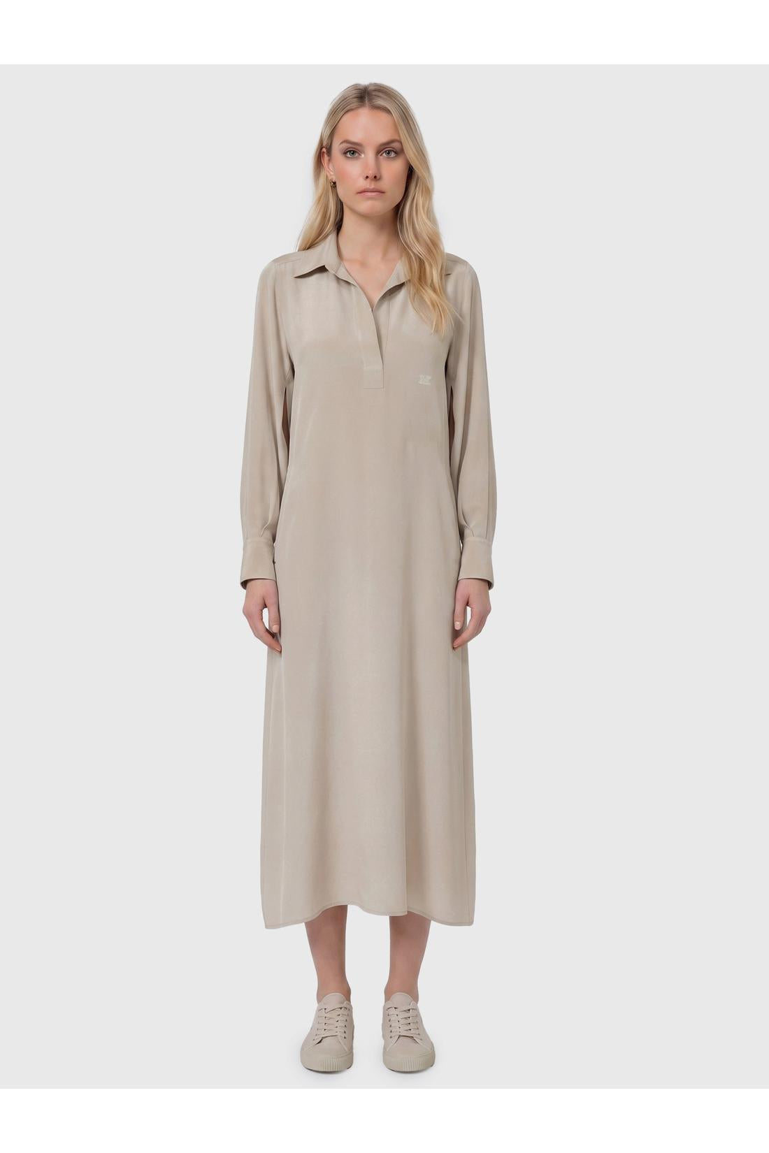 Max mara-OUTLET-SALE-Gambero silk polo dress-ARCHIVIST
