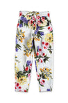 DOLCE & GABBANA-OUTLET-SALE-Garden print poplin pants-ARCHIVIST