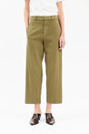 Odeeh-Garment Washed Gab Hose, Olive-Hosen-Black-Deal-Outlet-by-ARCHIVIST