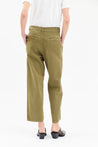 Odeeh-Garment Washed Gab Hose, Olive-Hosen-Black-Deal-Outlet-by-ARCHIVIST