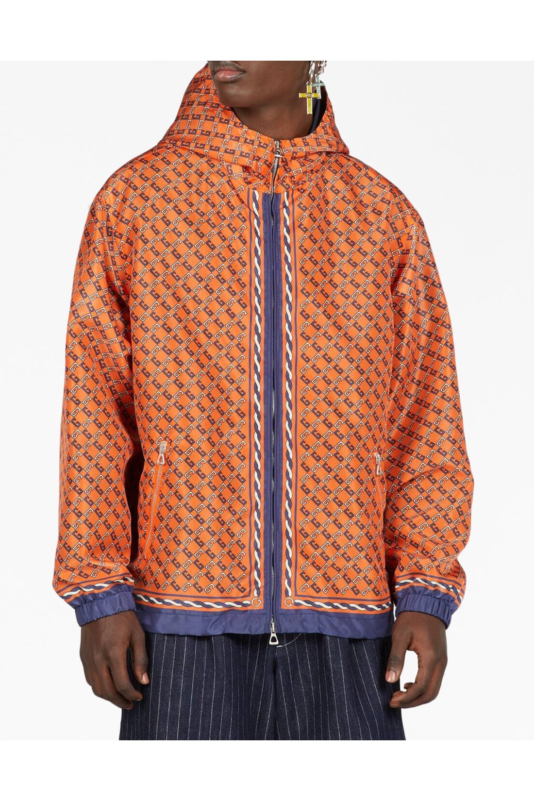 Gucci-OUTLET-SALE-Geometric GG Monogram Printed Jacket-ARCHIVIST