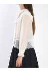 Self Portrait-OUTLET-SALE-Georgette lace blouse-ARCHIVIST