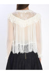 Self Portrait-OUTLET-SALE-Georgette lace blouse-ARCHIVIST