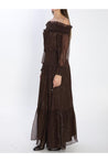 Self Portrait-OUTLET-SALE-Georgette maxi dress-ARCHIVIST
