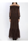 Self Portrait-OUTLET-SALE-Georgette maxi dress-ARCHIVIST