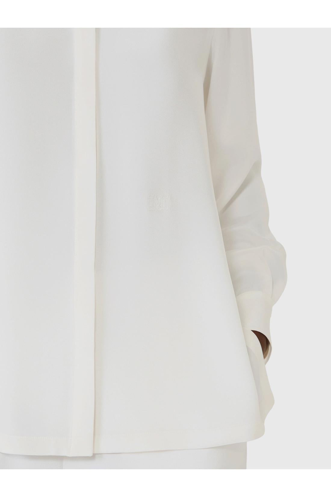 Max mara-OUTLET-SALE-Geranium silk shirt-ARCHIVIST