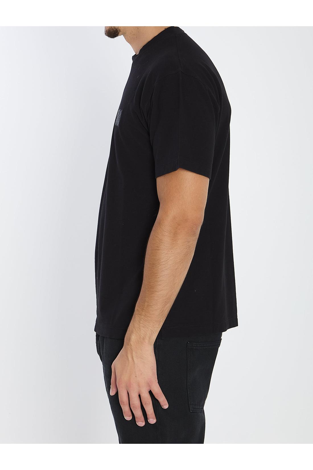 Stone Island-OUTLET-SALE-Ghost Piece cotton T-shirt-ARCHIVIST