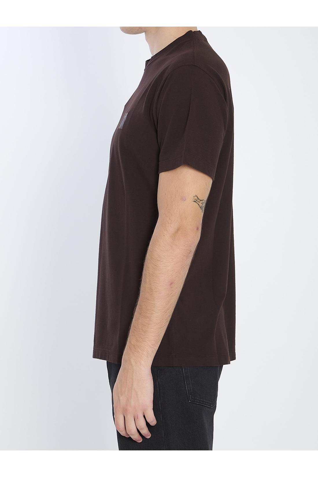 Stone Island-OUTLET-SALE-Ghost Piece cotton T-shirt-ARCHIVIST