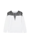 Marcelo Burlon-OUTLET-SALE-Ghost Wings Long Sleeve T-Shirt-ARCHIVIST