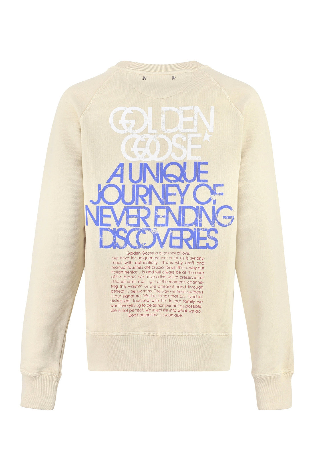 Golden Goose-OUTLET-SALE-Gia cotton crew-neck sweatshirt-ARCHIVIST