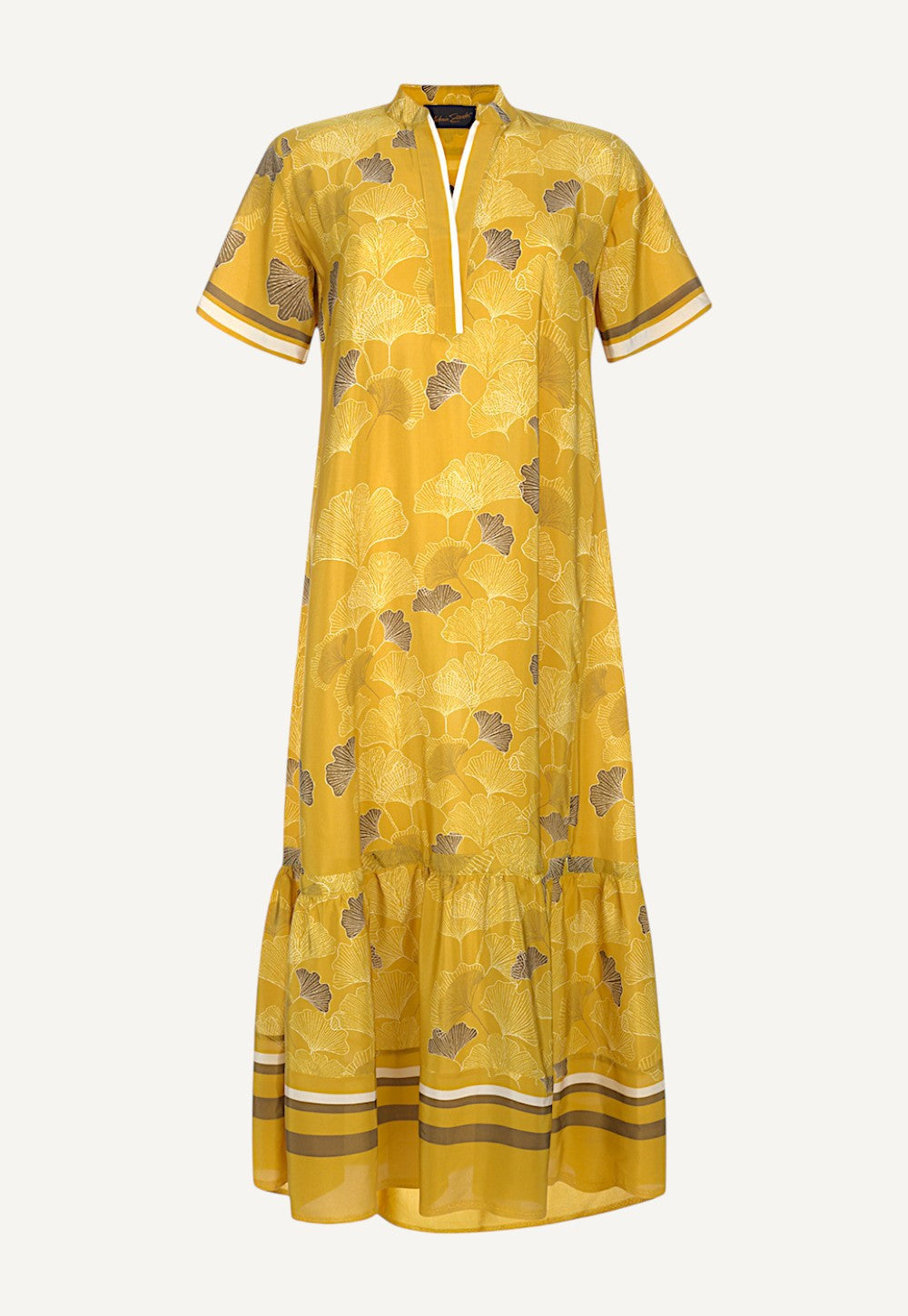 The Ginkgo Dress-Kleider & Röcke-Antonia Zander-OUTLET-XS-gold-ARCHIVIST-ARCHIVE-SALE