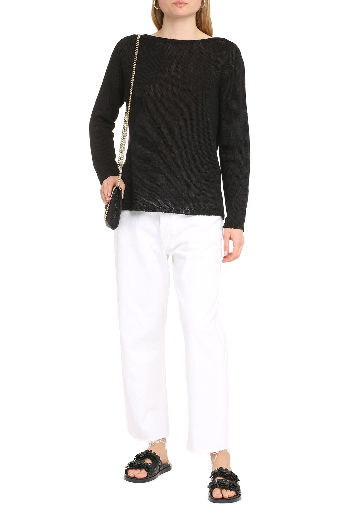 S MAX MARA-OUTLET-SALE-Giolino linen sweater-ARCHIVIST
