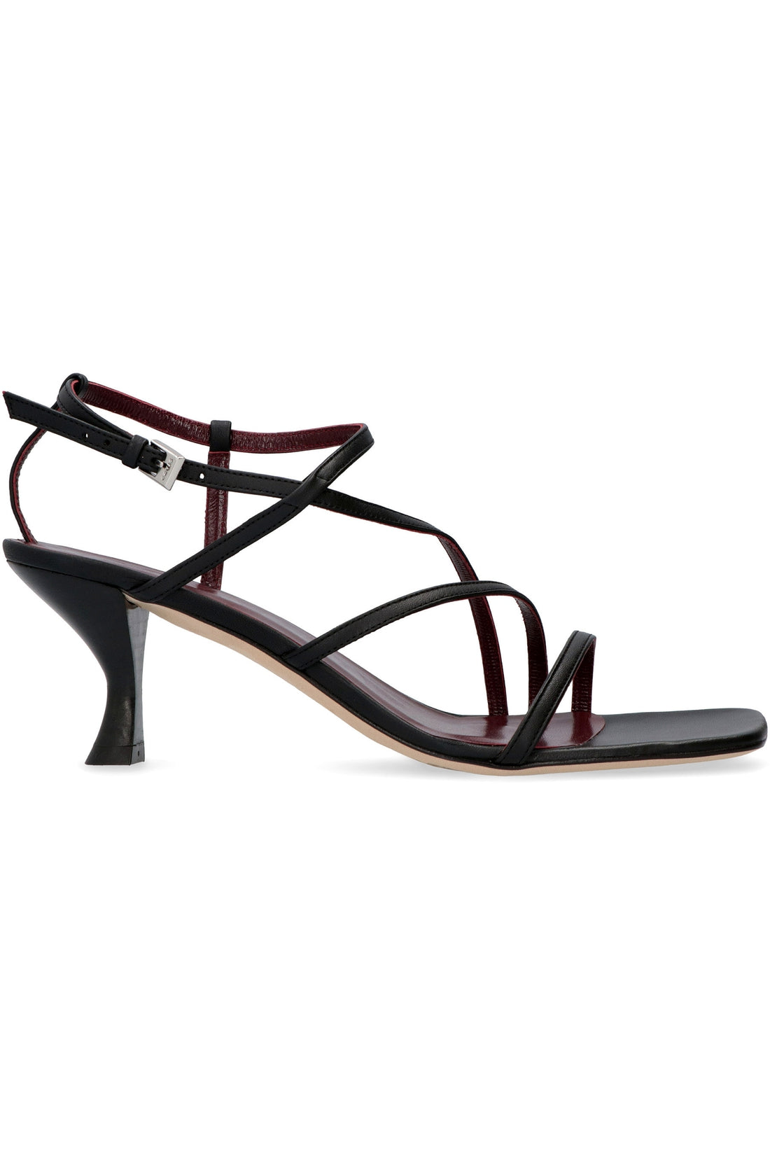 STAUD-OUTLET-SALE-Gita leather sandals-ARCHIVIST