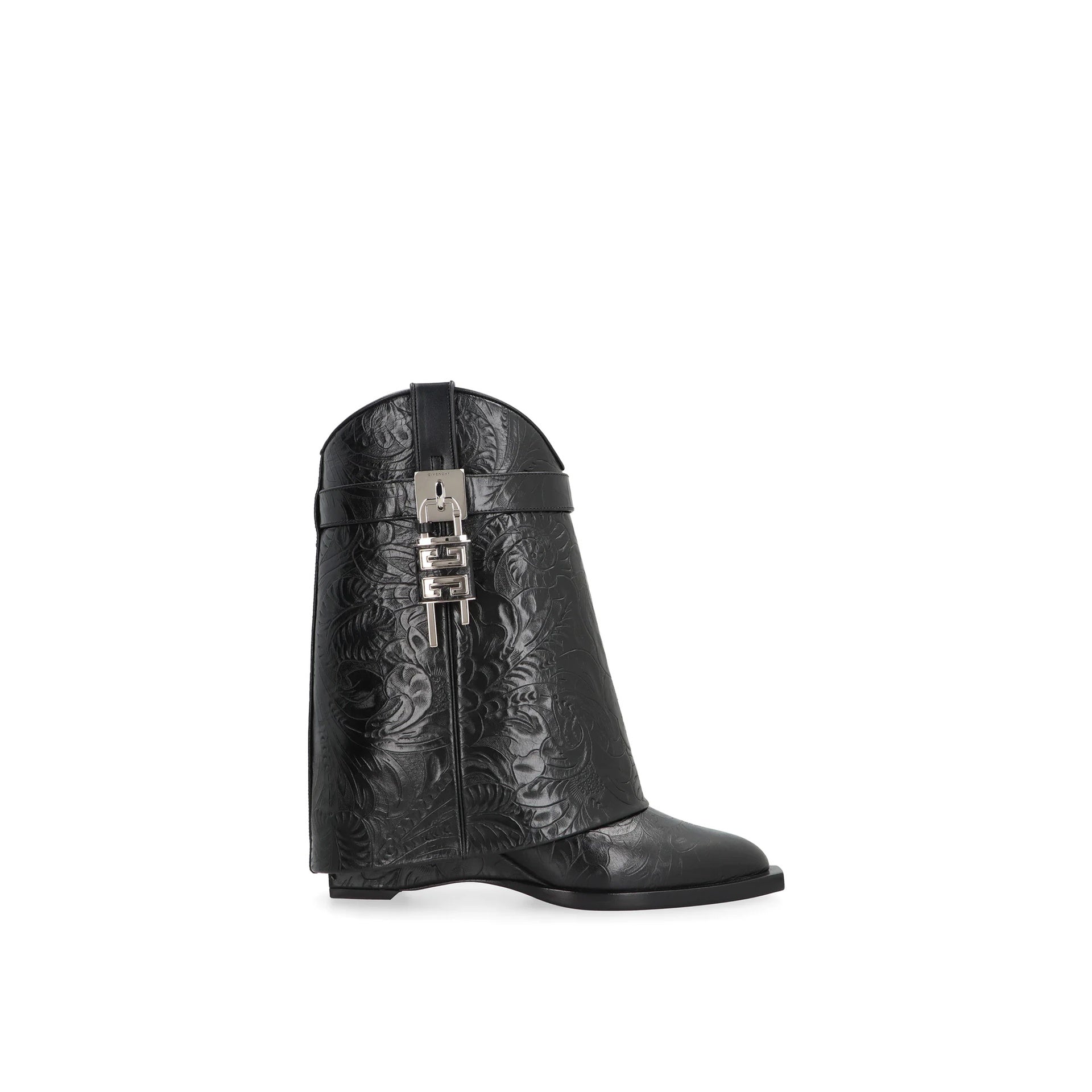 Givenchy Lock Cowboy Boots-Givenchy-Sale