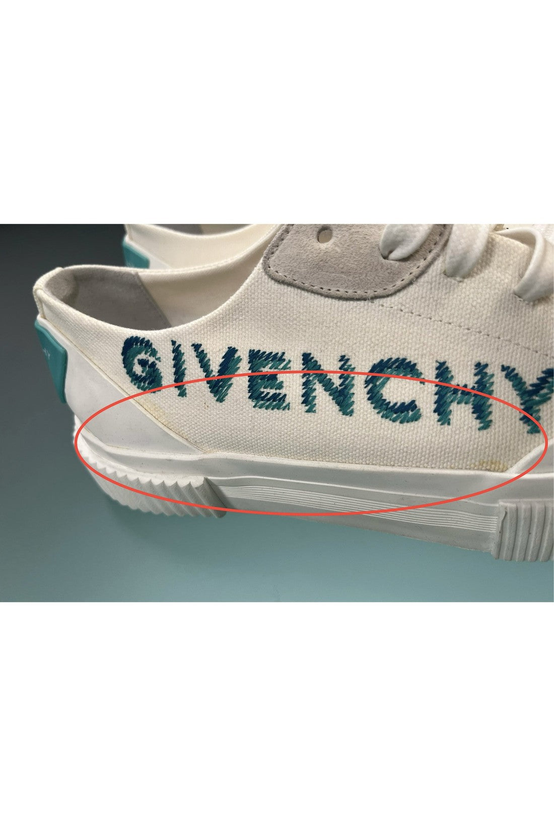 GIVENCHY-OUTLET-SALE-Givenchy Logo Canvas Sneakers-ARCHIVIST