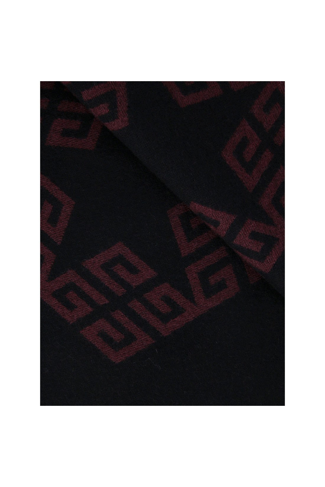 GIVENCHY-OUTLET-SALE-Givenchy Wool Logo Scarf-ARCHIVIST