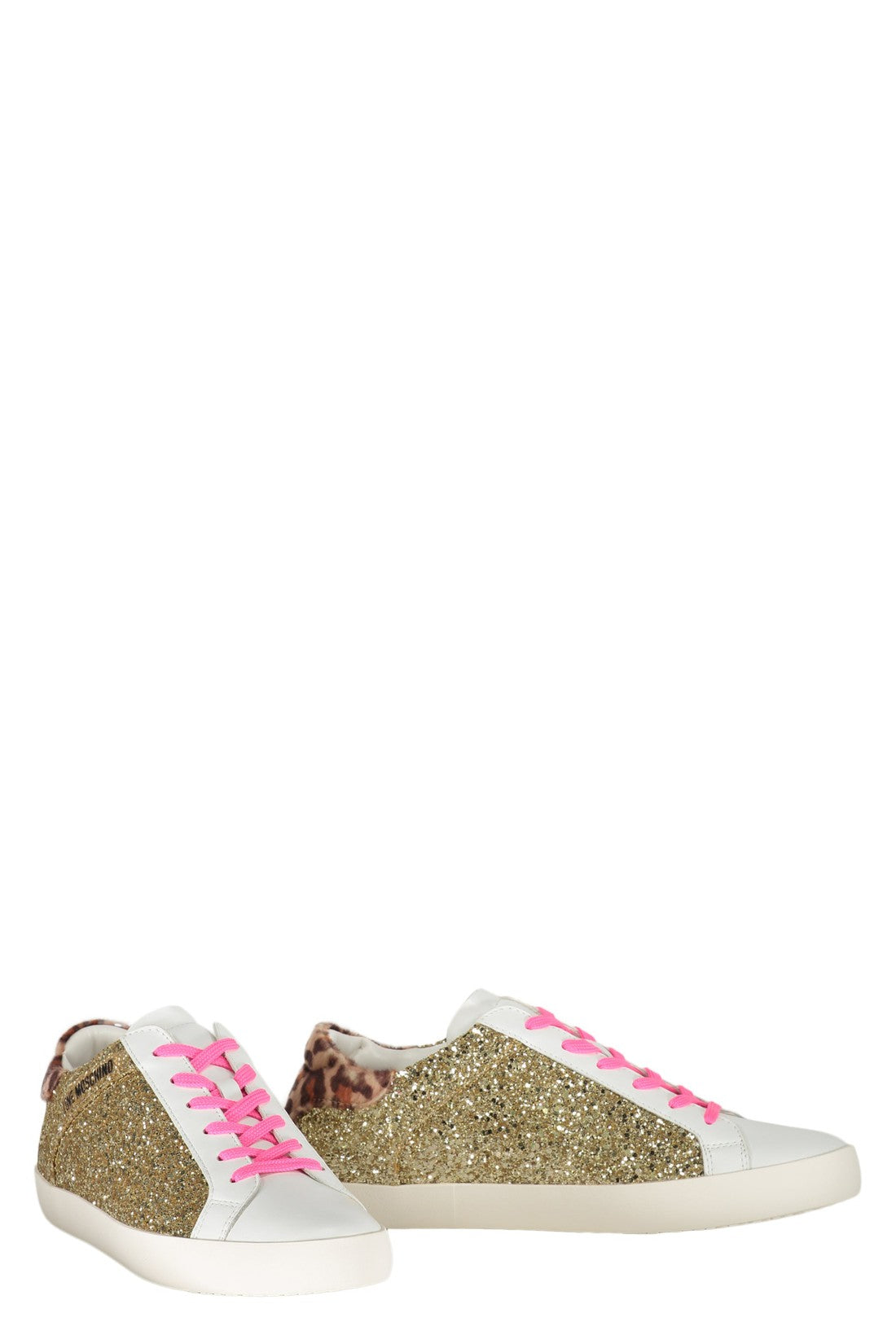 Love Moschino-OUTLET-SALE-Glitter low-top sneakers-ARCHIVIST