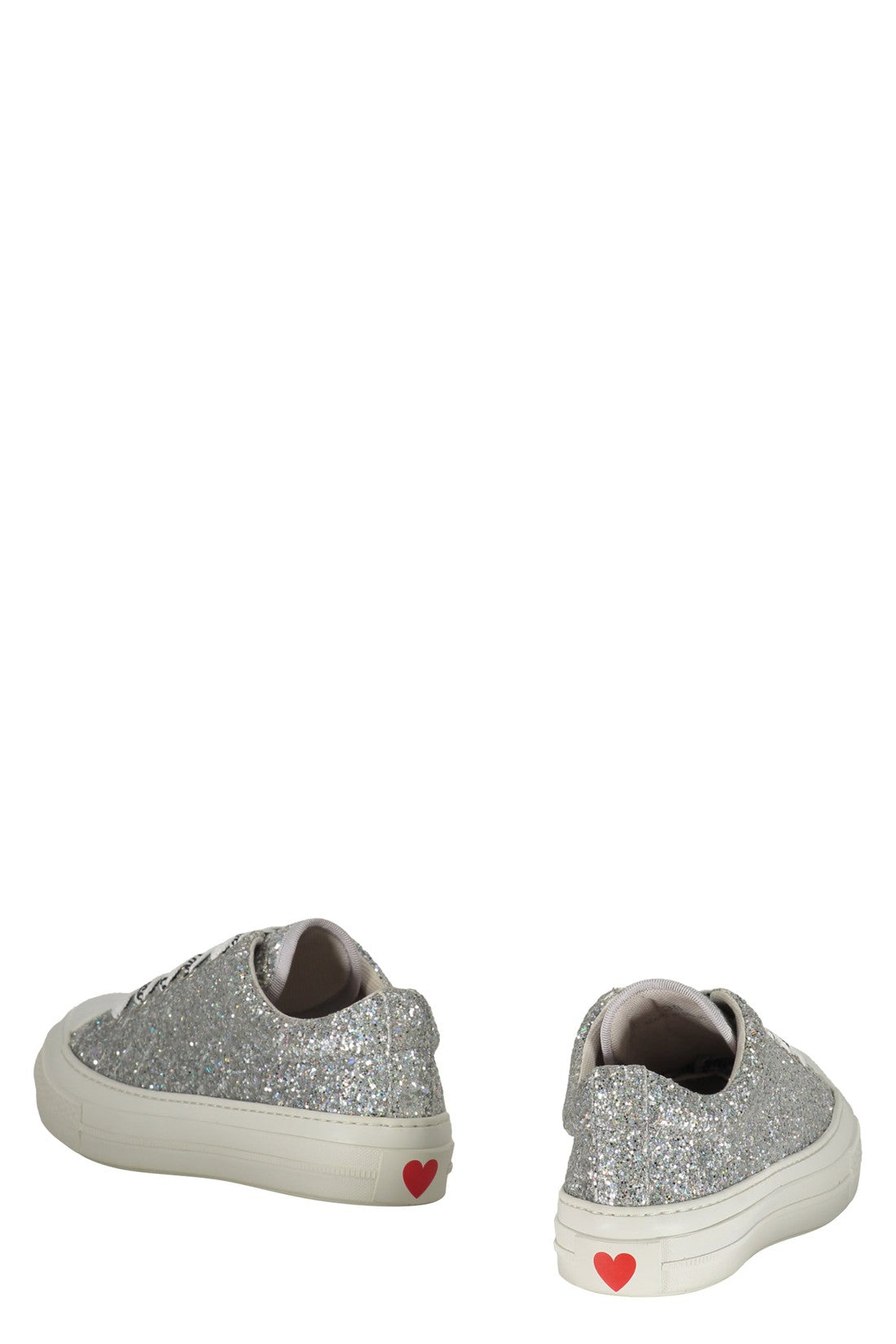 Love Moschino-OUTLET-SALE-Glitter low-top sneakers-ARCHIVIST