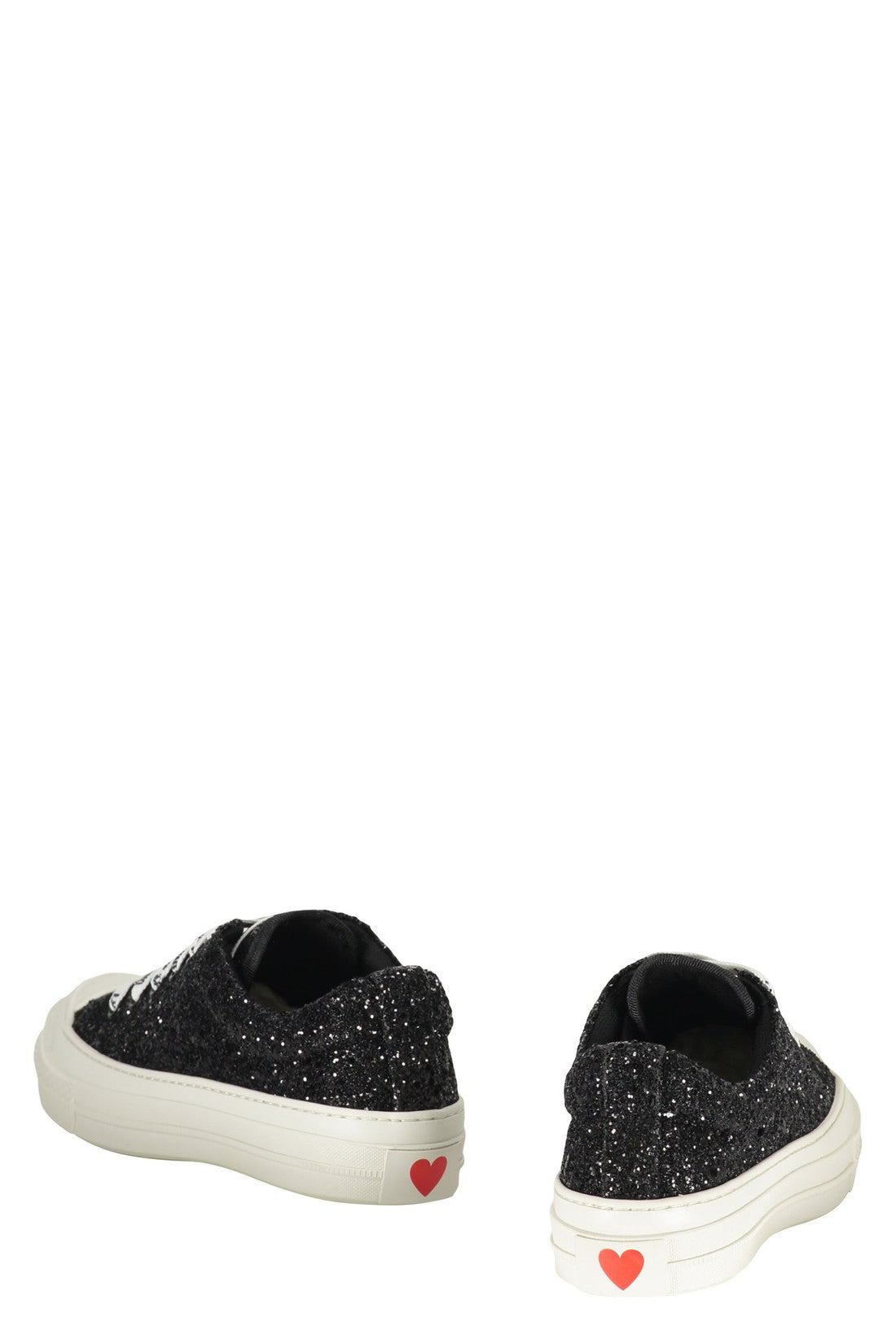 Love Moschino-OUTLET-SALE-Glitter low-top sneakers-ARCHIVIST