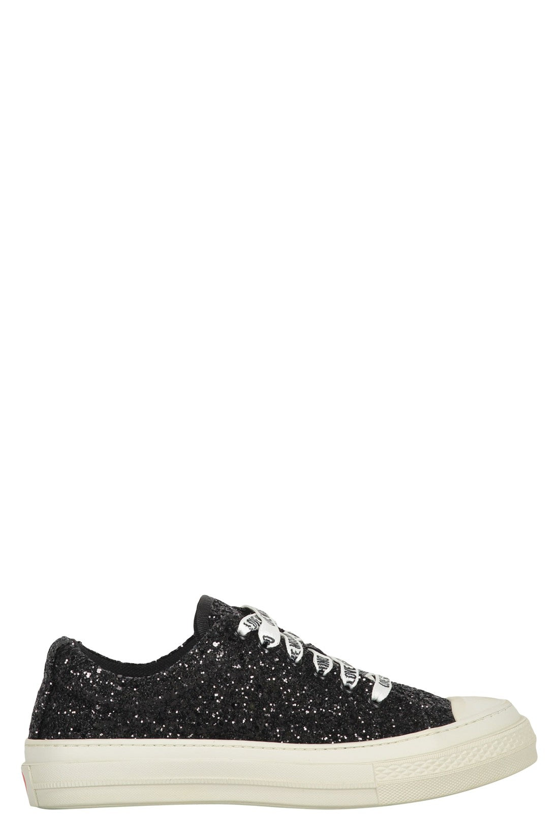 Love Moschino-OUTLET-SALE-Glitter low-top sneakers-ARCHIVIST