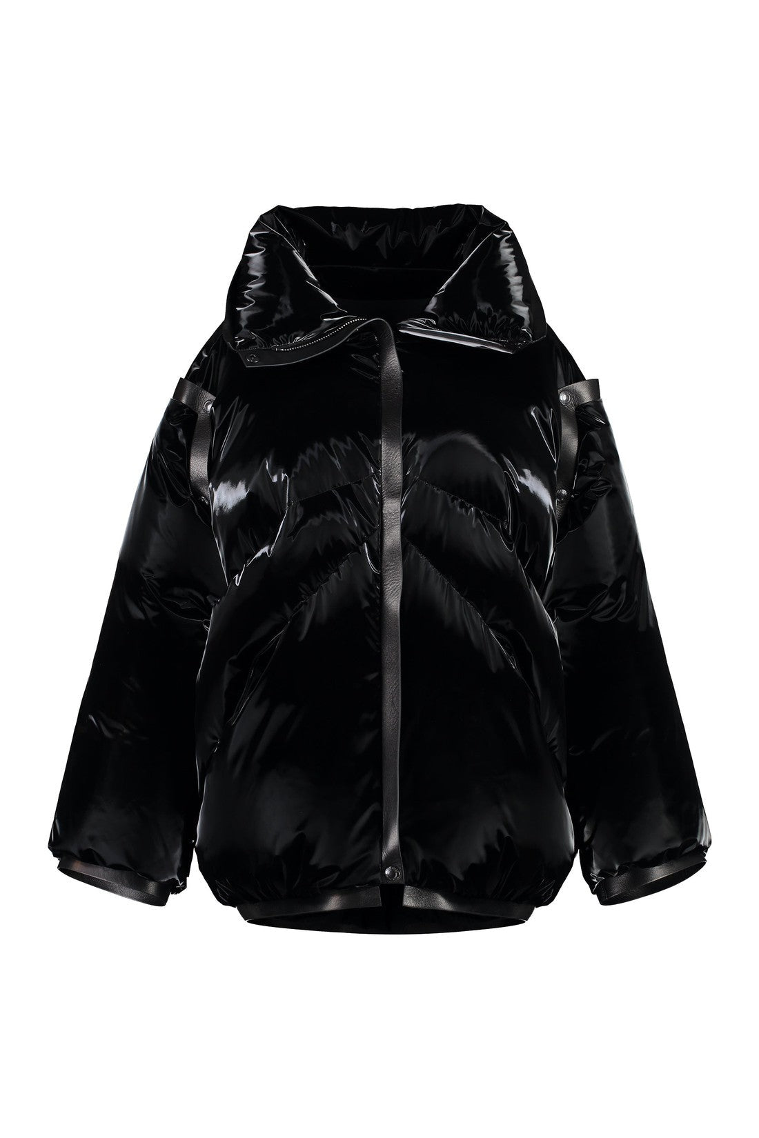 Tom Ford-OUTLET-SALE-Glossy nylon down jacket-ARCHIVIST