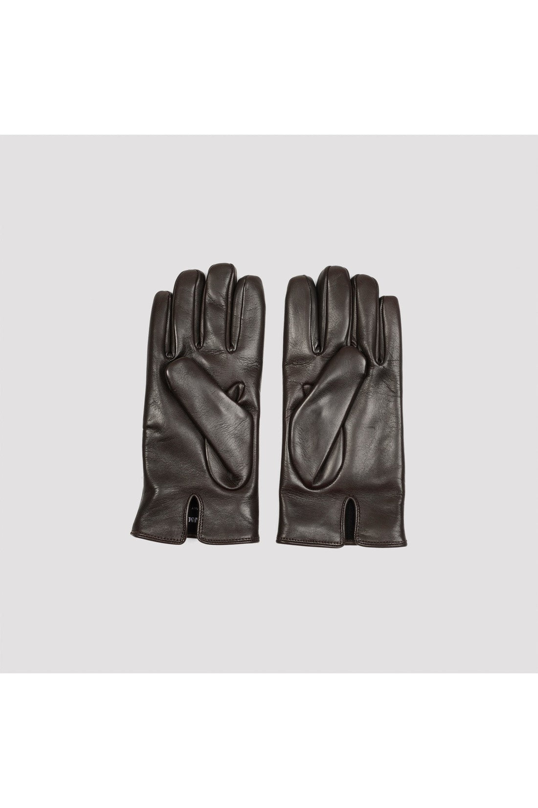 Giorgio Armani-OUTLET-SALE-Gloves BRAUN-ARCHIVIST