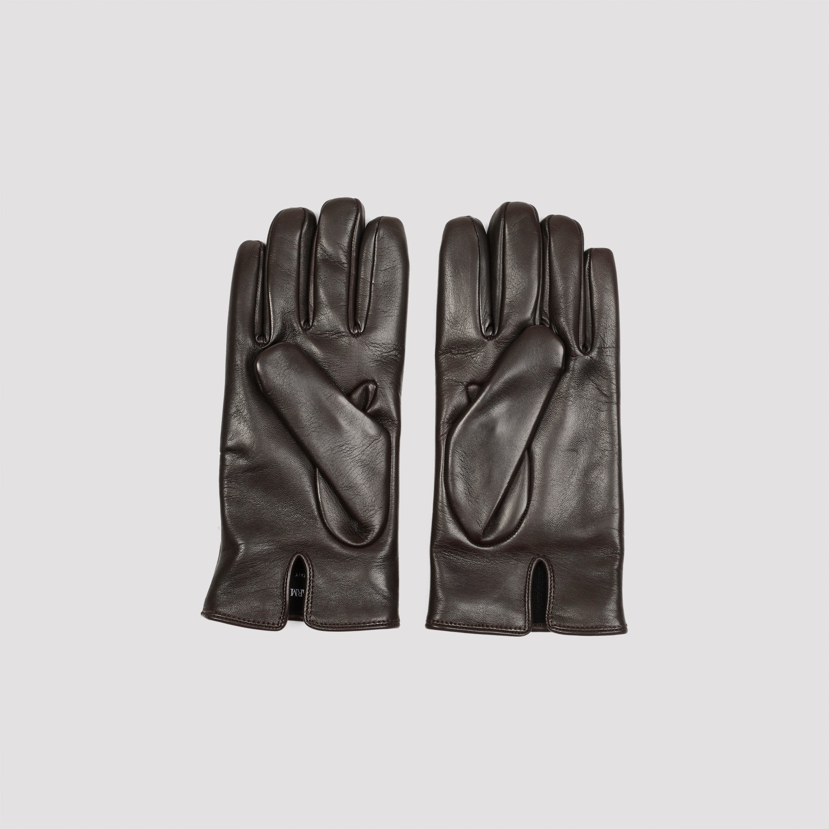 GIORGIO ARMANI-OUTLET-SALE-Gloves BRAUN-ARCHIVIST