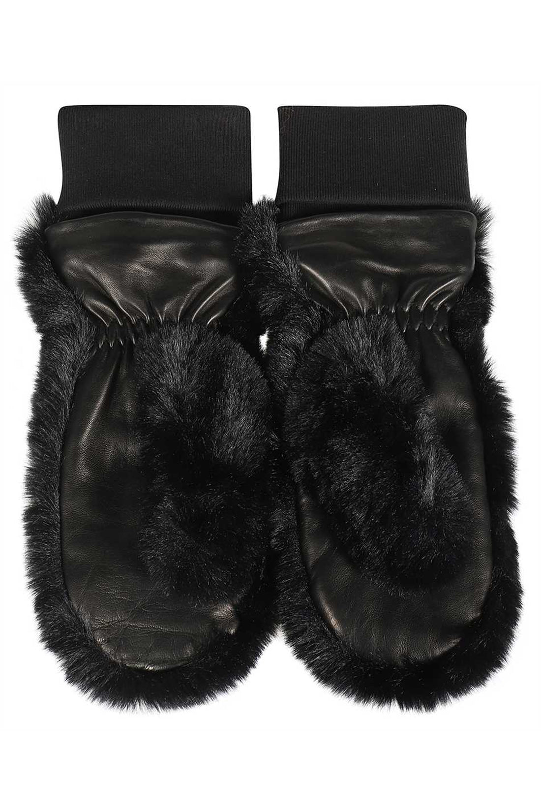 Moose Knuckles-OUTLET-SALE-Gloves with faux fur detail-ARCHIVIST