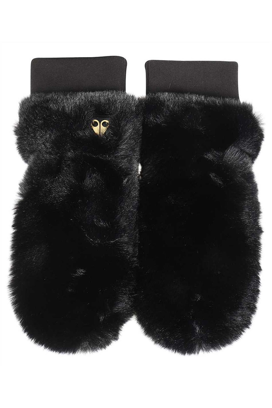 Moose Knuckles-OUTLET-SALE-Gloves with faux fur detail-ARCHIVIST
