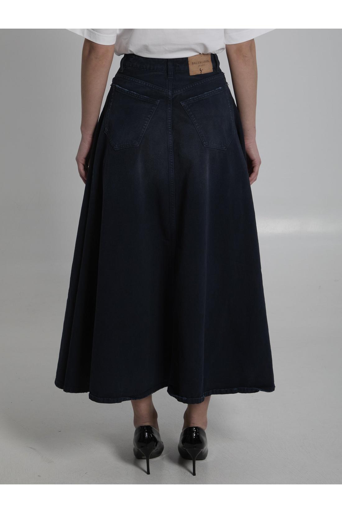 Balenciaga-OUTLET-SALE-Godet maxi skirt-ARCHIVIST