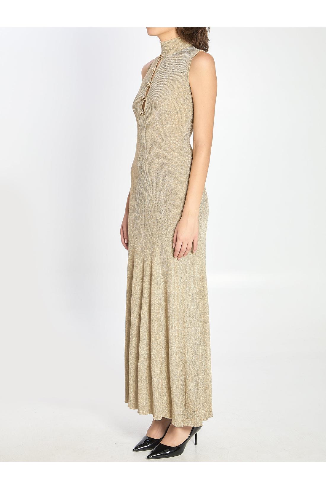 Self Portrait-OUTLET-SALE-Gold maxi dress-ARCHIVIST