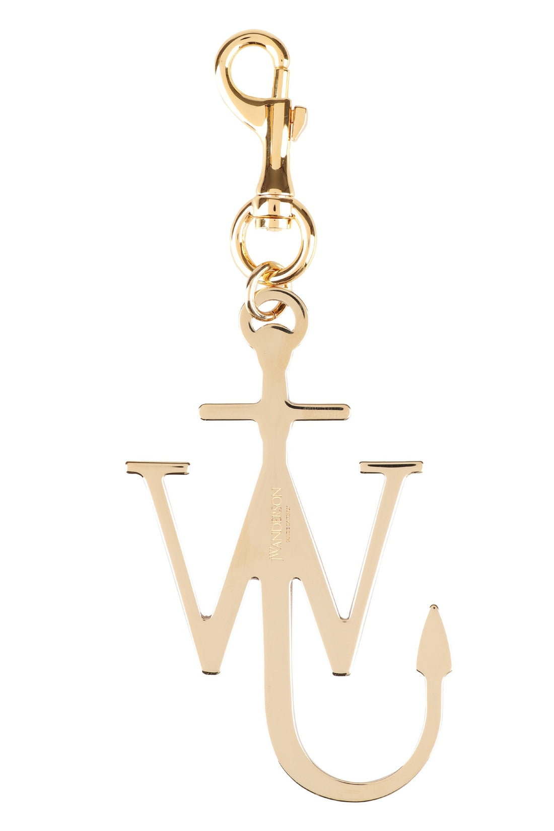 JW Anderson-OUTLET-SALE-Gold metal Anchor key ring-ARCHIVIST