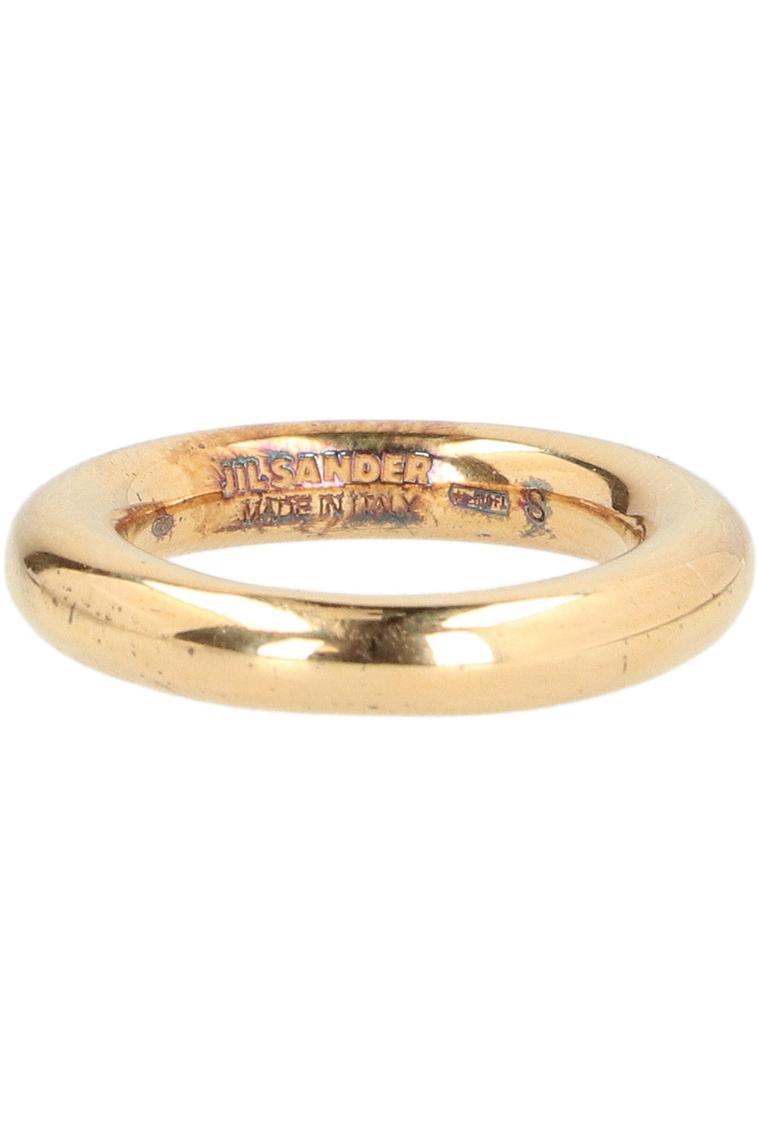 Jil Sander-OUTLET-SALE-Gold plated metal ring-ARCHIVIST