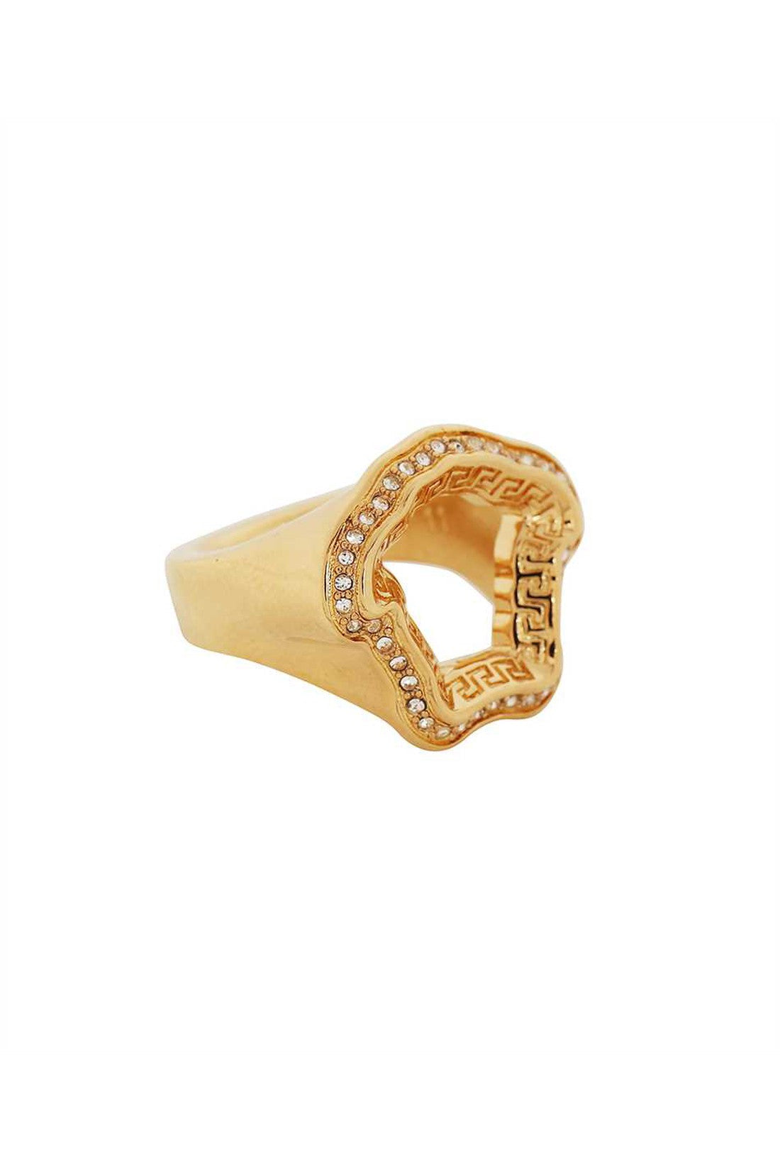 Versace-OUTLET-SALE-Gold plated metal ring-ARCHIVIST