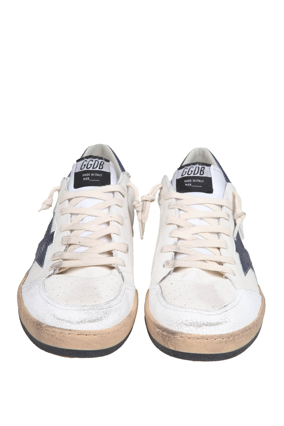 GOLDEN GOOSE-OUTLET-SALE-Golden goose ball star in nappa with lizard print star-ARCHIVIST