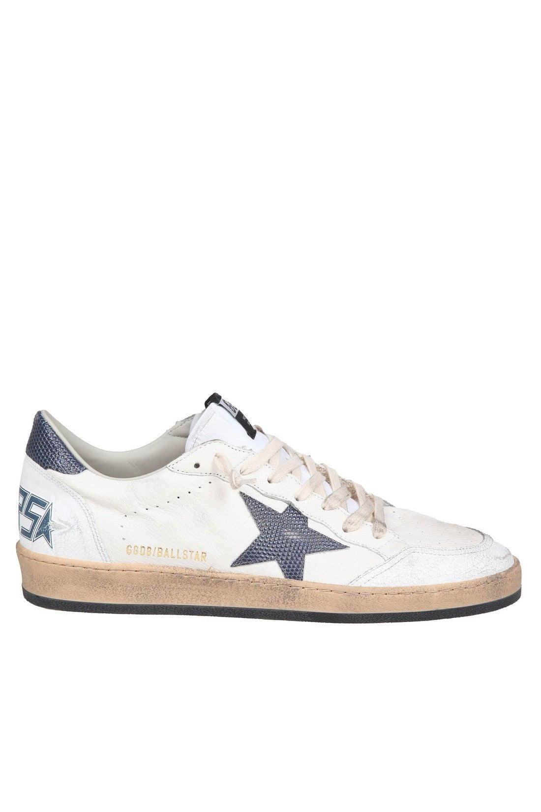 GOLDEN GOOSE-OUTLET-SALE-Golden goose ball star in nappa with lizard print star-ARCHIVIST