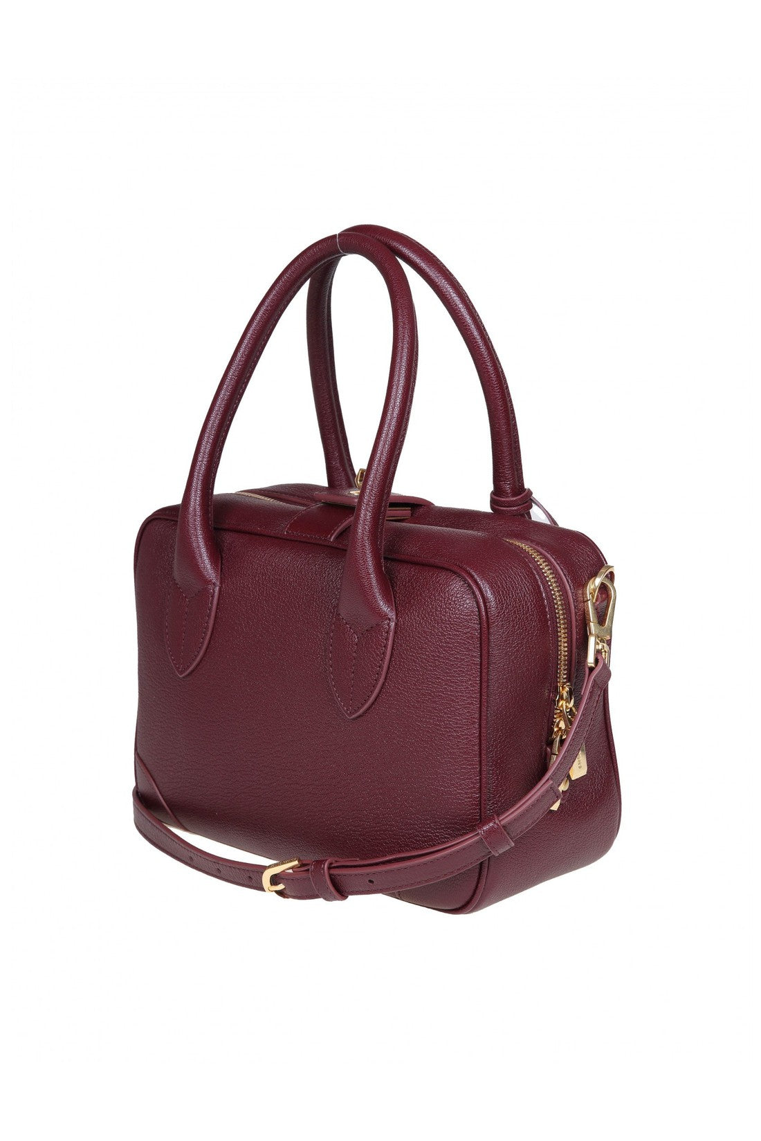 GOLDEN GOOSE-OUTLET-SALE-Golden goose vita handbag in burgundy leather-ARCHIVIST