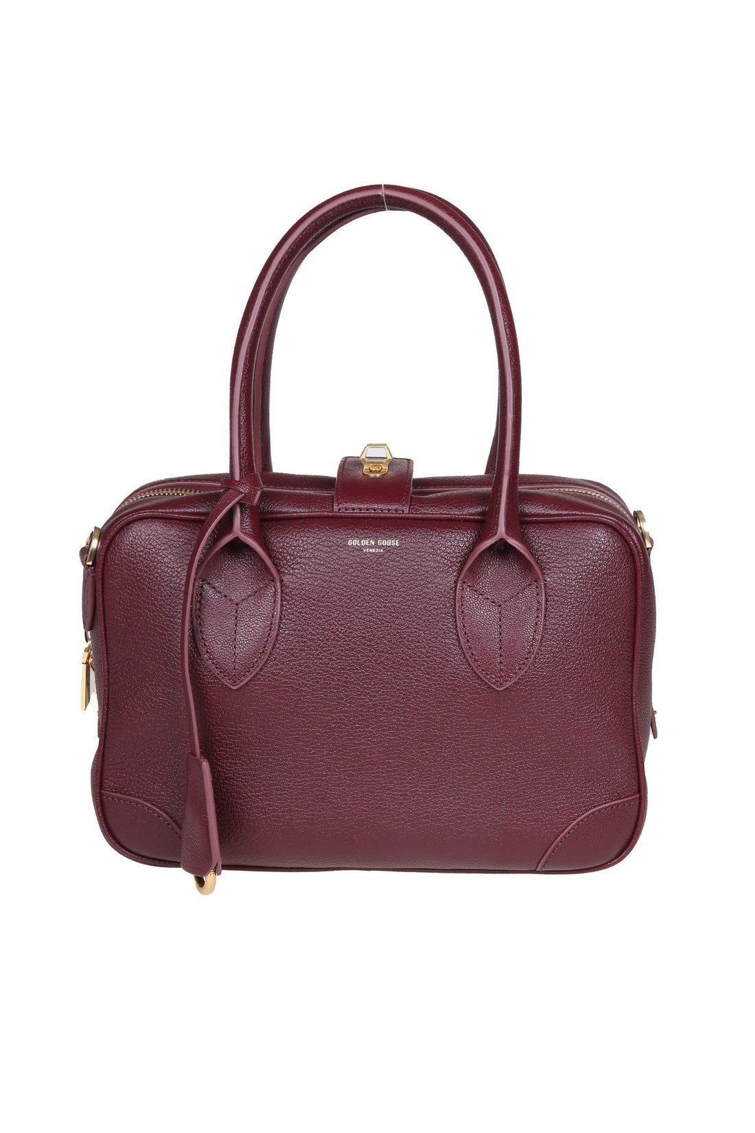 GOLDEN GOOSE-OUTLET-SALE-Golden goose vita handbag in burgundy leather-ARCHIVIST