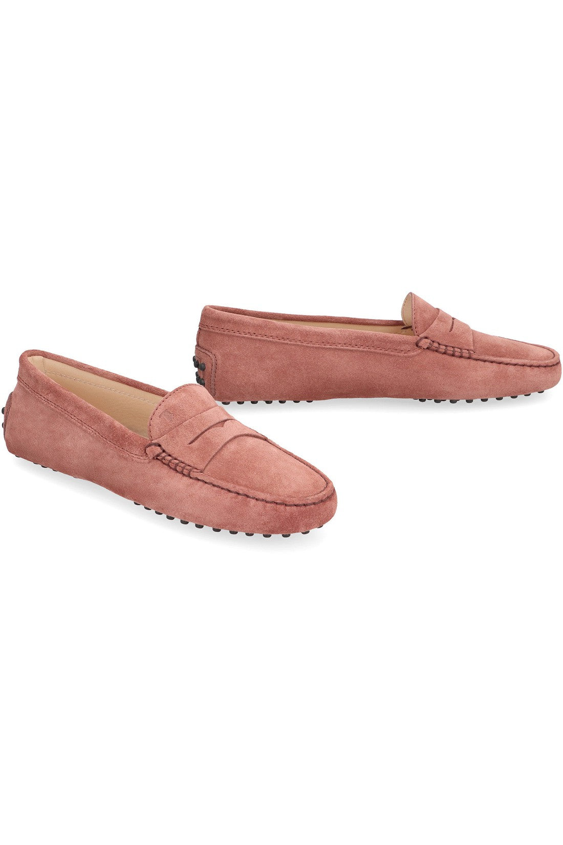 Tod's-OUTLET-SALE-Gommino suede loafers-ARCHIVIST