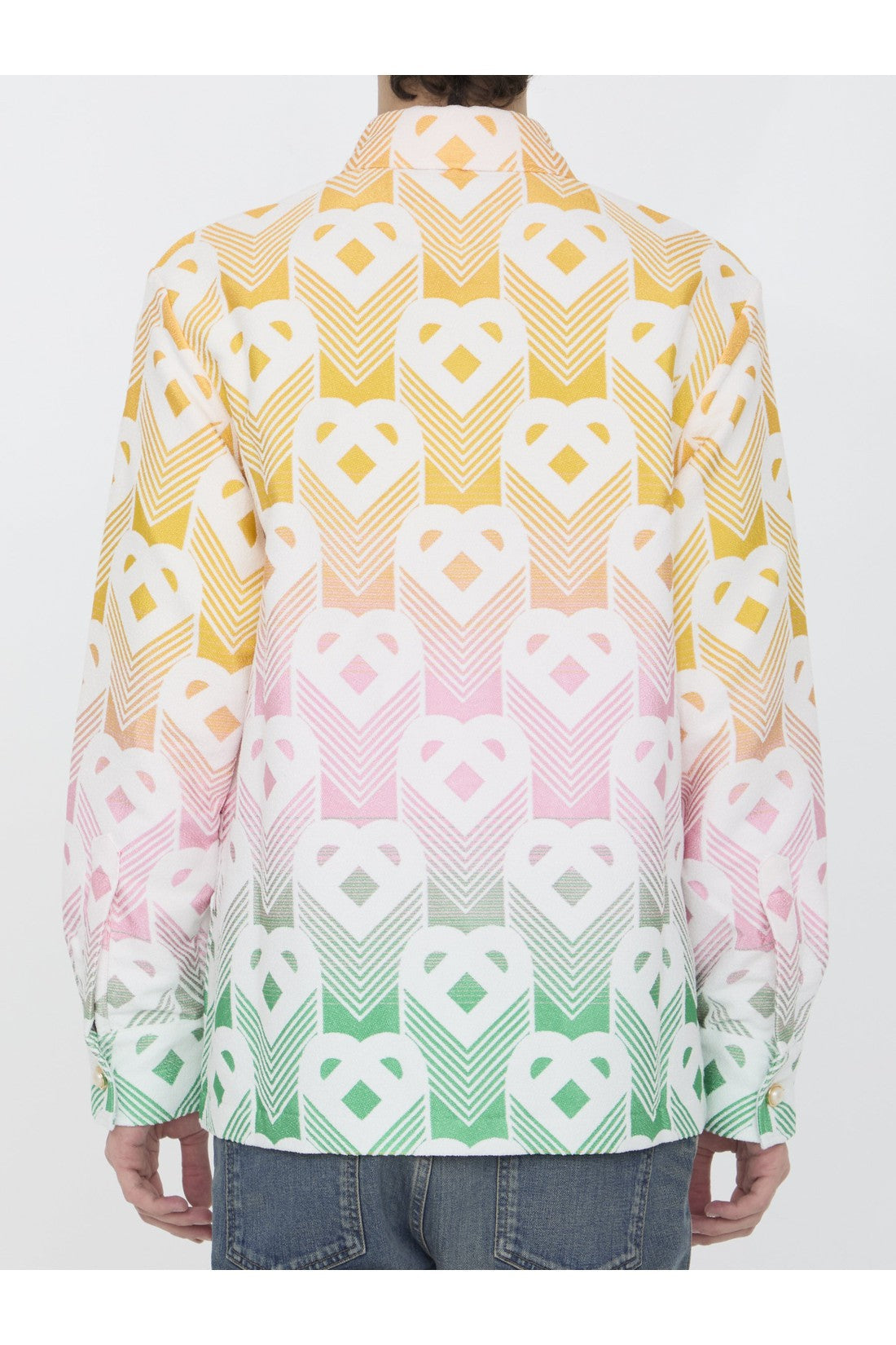 CASABLANCA-OUTLET-SALE-Gradient Heart shirt-ARCHIVIST